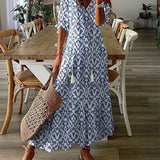 Michaela - Boho Kleid mit Bauchbedeckung