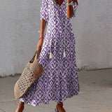 Michaela - Boho Kleid mit Bauchbedeckung