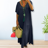 Maelis | Baumwoll-Leinen Kleid