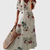 Amalia | Vintage Boho Maxikleid für den Sommer