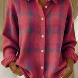 Ashley | Klassischer Karo-Cardigan