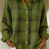 Courtney | Bequemer Strickpullover für den Alltag mit Knopf-Details