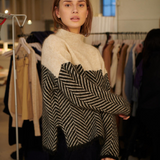 Norah | Pullover aus Baumwolle mit Stehkragen