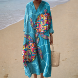 Flatterndes Sommerkleid mit Druck