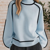 Donna | Eleganter Pullover mit Stehkragen