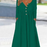 ZARA | MIDI-KLEID MIT KNÖPFEN VORN