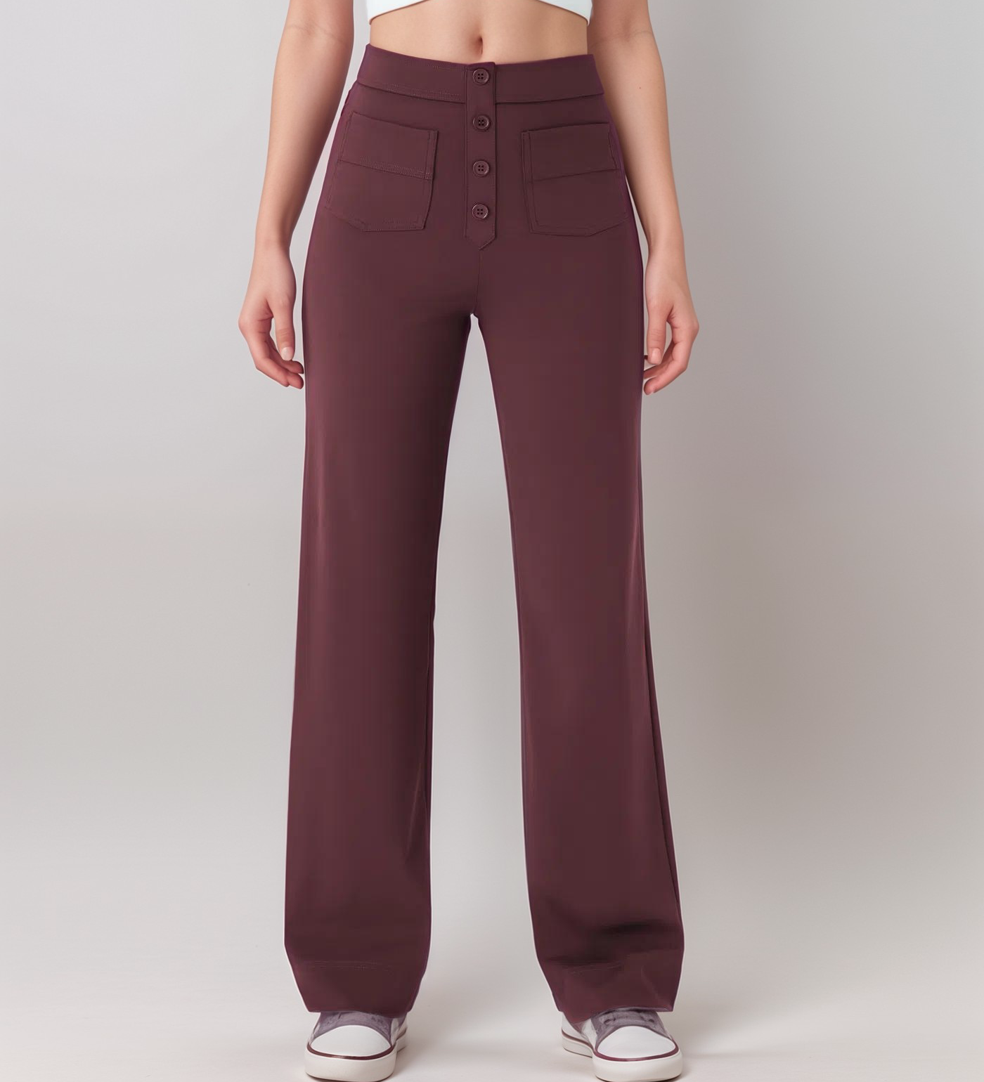 Selina | Elastische Hose mit hoher Taille