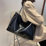 Patricia™ | Glänzende Lederhandtasche