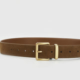 Alejandra | Women's Suede Square Buckle Belt