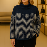 Norah | Pullover aus Baumwolle mit Stehkragen