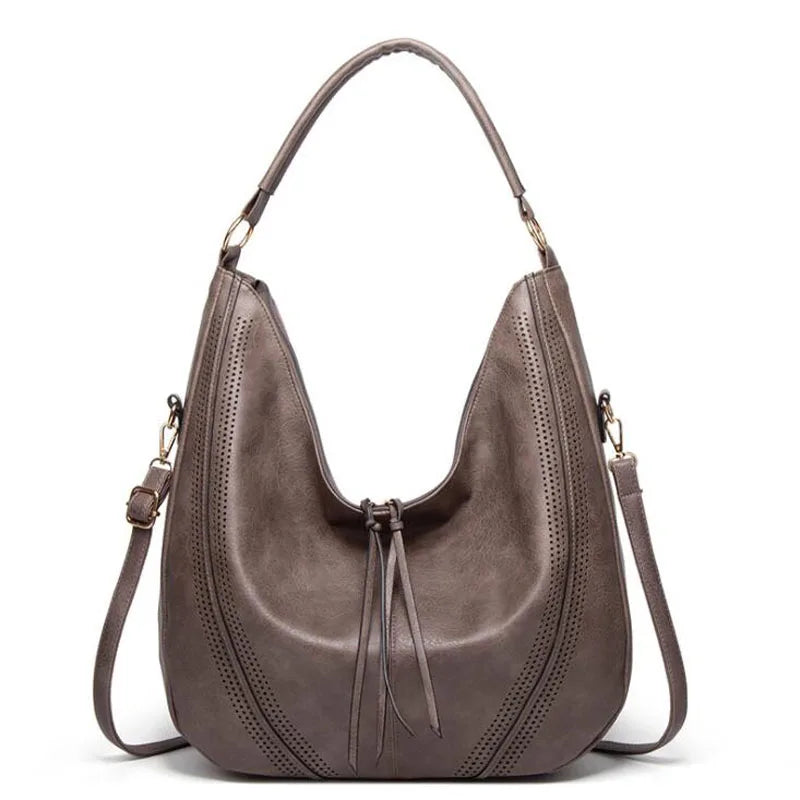 Michelle™ | Lässige Lederhandtasche