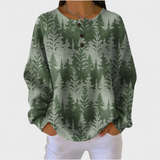 Josefien | Klassisches Sweatshirt mit Baum-Muster