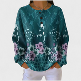 Roos | Sweatshirt mit Blumenprint