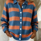 Livia | Gestreifte Strickweste