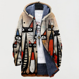 Sigrid™ | Hoodie mit Katzencollage