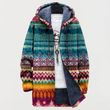 Inge™ | Kapuzenjacke mit ethnischem Muster