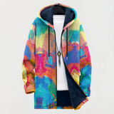 Stefanie™ | Bunt gestreifte Kapuzenjacke