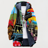 Ute™ | Hoodie mit Stadtcollage