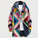 Gerda™ | Kapuzenjacke im eleganten Diamantdesign