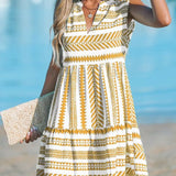 Katrina - Geometrisches Sommerkleid