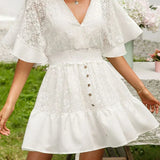 Carole - Boho-Spitzenkleid