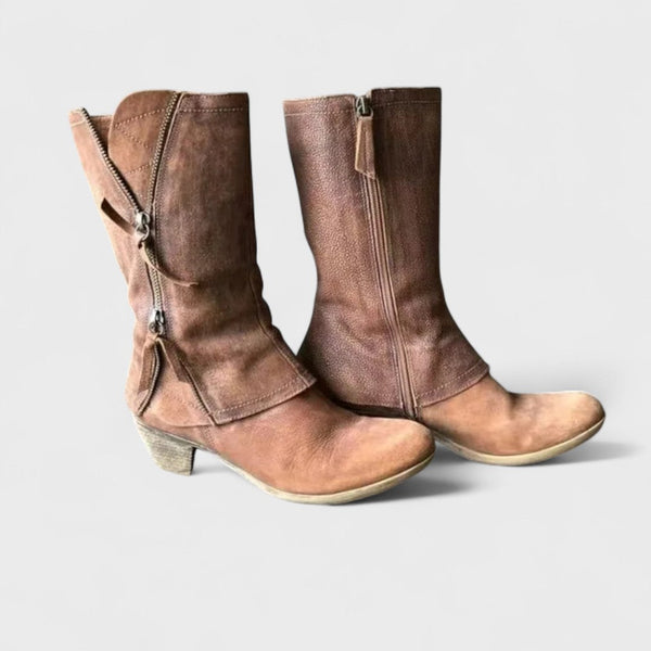 Alma | Wadenhohe Vintage-Stiefel
