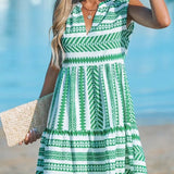 Katrina - Geometrisches Sommerkleid