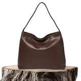 Patricia™ | Glänzende Lederhandtasche