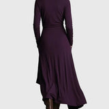 Violett | Maxikleid Plissiert