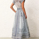 Adele - Bohemian Print Zweiteiliges Ensemble