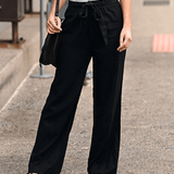 Joleen - Damen Freizeitpants mit Kordelzug und elastischem Bund