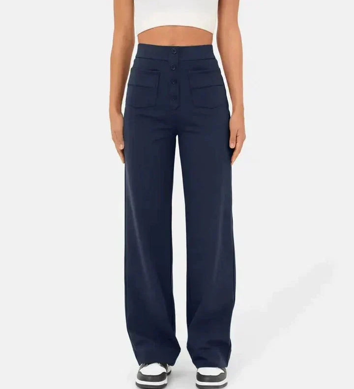 Selina | Elastische Hose mit hoher Taille