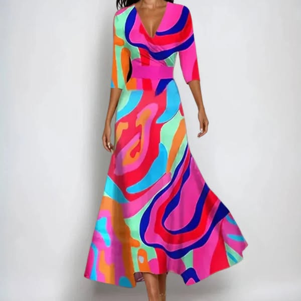 Emily | Elegantes Blumenkleid