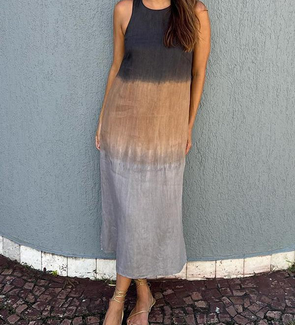 Heather - Lässiges Gradient Kleid