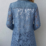 Doris™ | Blazer mit floralen Cut-outs
