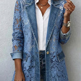 Doris™ | Blazer mit floralen Cut-outs