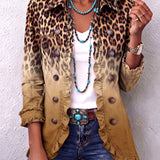 Barbara™ | Leoparden-Blazer mit Ombré-Effekt