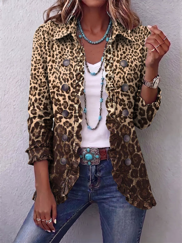 Erika™ | Blazer im Leopardenmuster