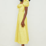 Aviana - Kleid mit Puffärmeln Bloom