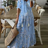 Michaela - Boho Kleid mit Bauchbedeckung